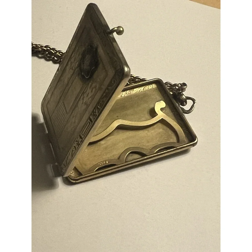 Antique Jr‎ Order United American Mechanics 10k Gold Filled Member Card Locket